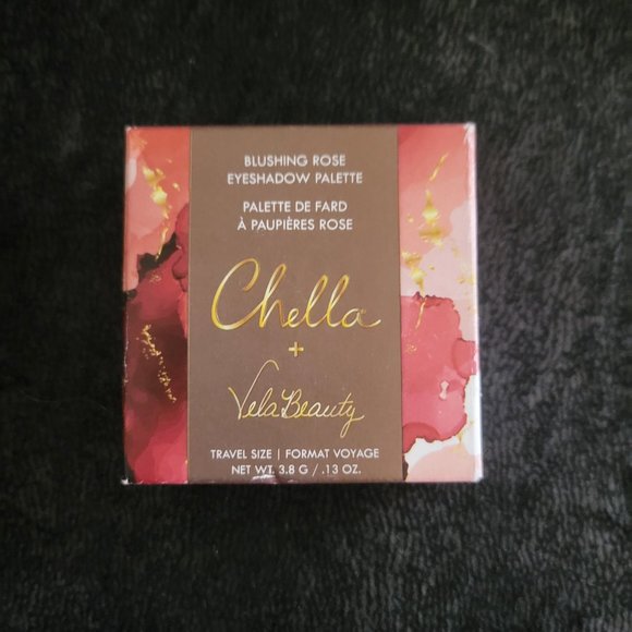 Chella Blushing Rose Eyeshadow Palette, Travel Size Mini Eyeshadow - Picture 5 of 5